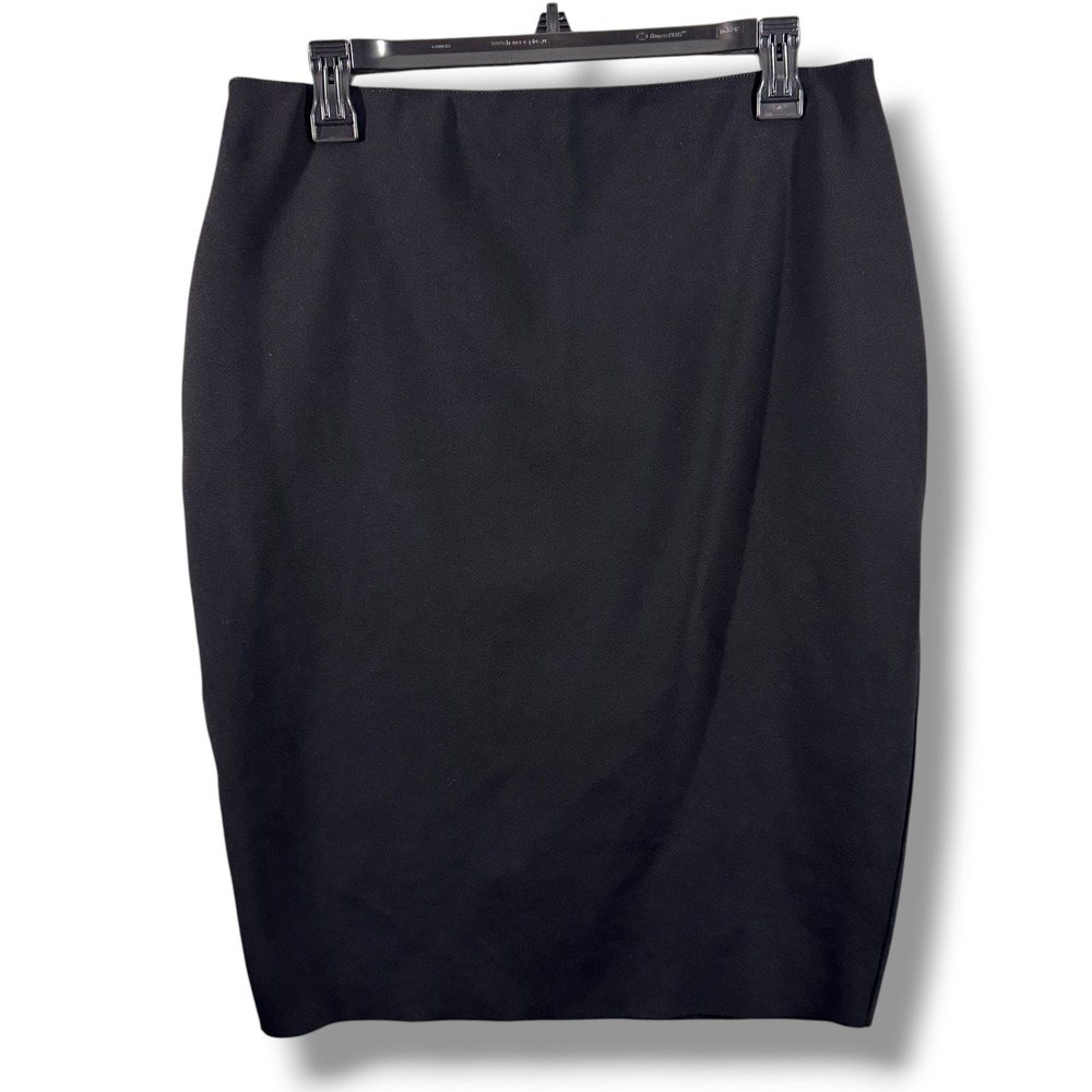 The Row Pencil Skirt Black Stretch Scuba Womens Large